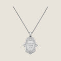The Hamsa Pendant in Silver — Hashem Loves Me jewelry