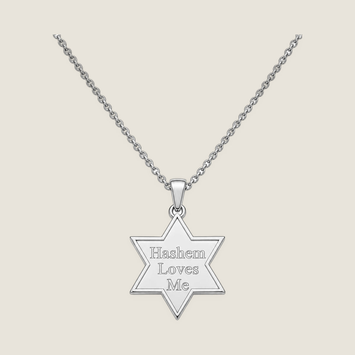 The Star Pendant in Silver — Hashem Loves Me jewelry